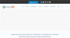 Desktop Screenshot of fysiotherapie-oudbeijerland.nl