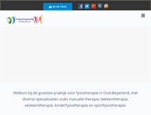 Tablet Screenshot of fysiotherapie-oudbeijerland.nl